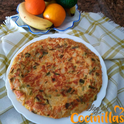 tortilla de espárragos receta fácil