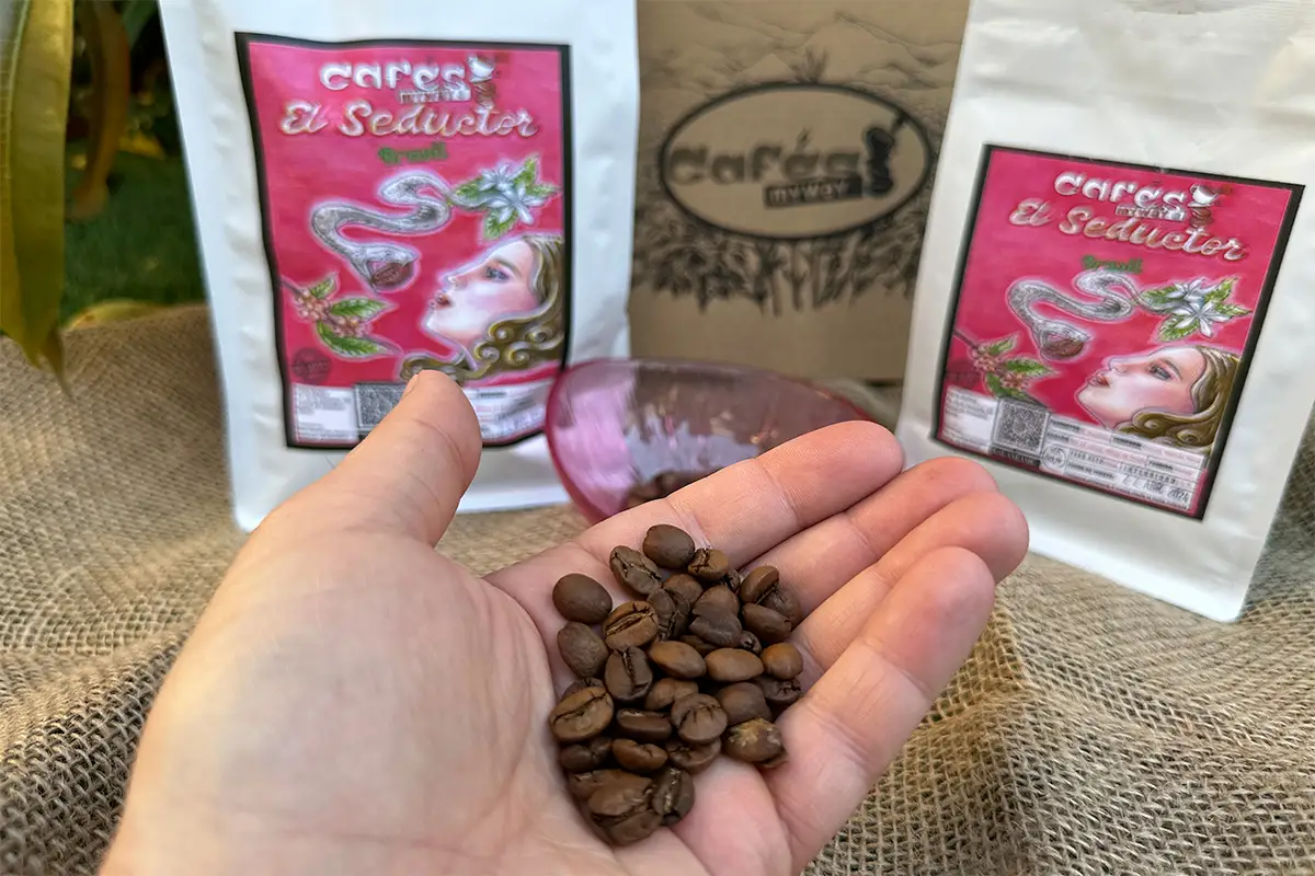 granos de cafés myway