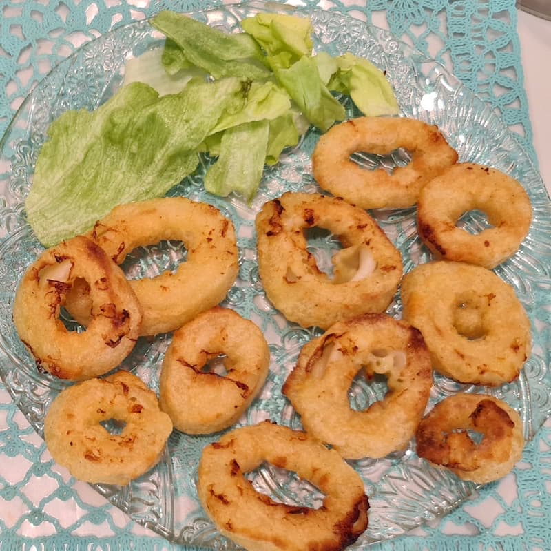 Calamares a la romana en airfryer